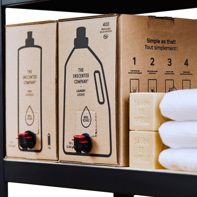 The Unscented Company Laundry Refill Box 400 loads, 10L (2.64 gal.)