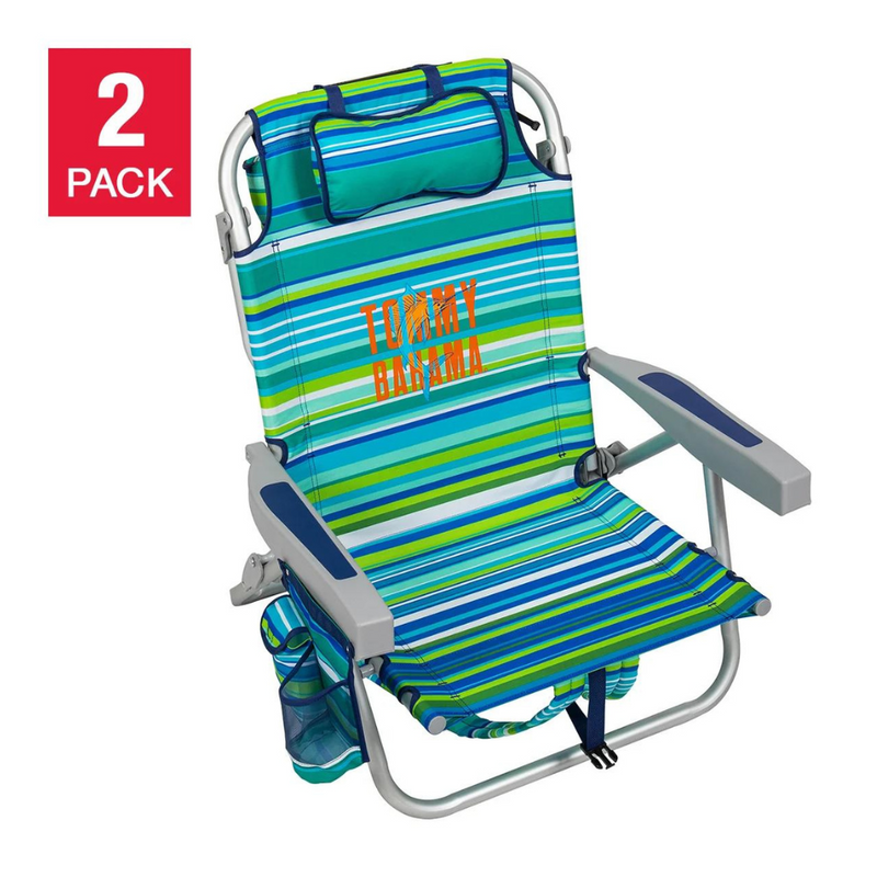 Tommy Bahama Backpack Chair | Beach Cahir , 2-pack