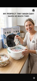 Foldable Portable Washing Machine – Mini Compact Laundry Washer for Travel, Apartments & Dorms, Lightweight Collapsible Bucket Washer