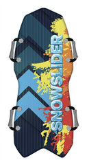 Snow Slider Splatter 2-Person Kids Foam Snow Sled – Lightweight Toboggan with Handles for Winter Fun