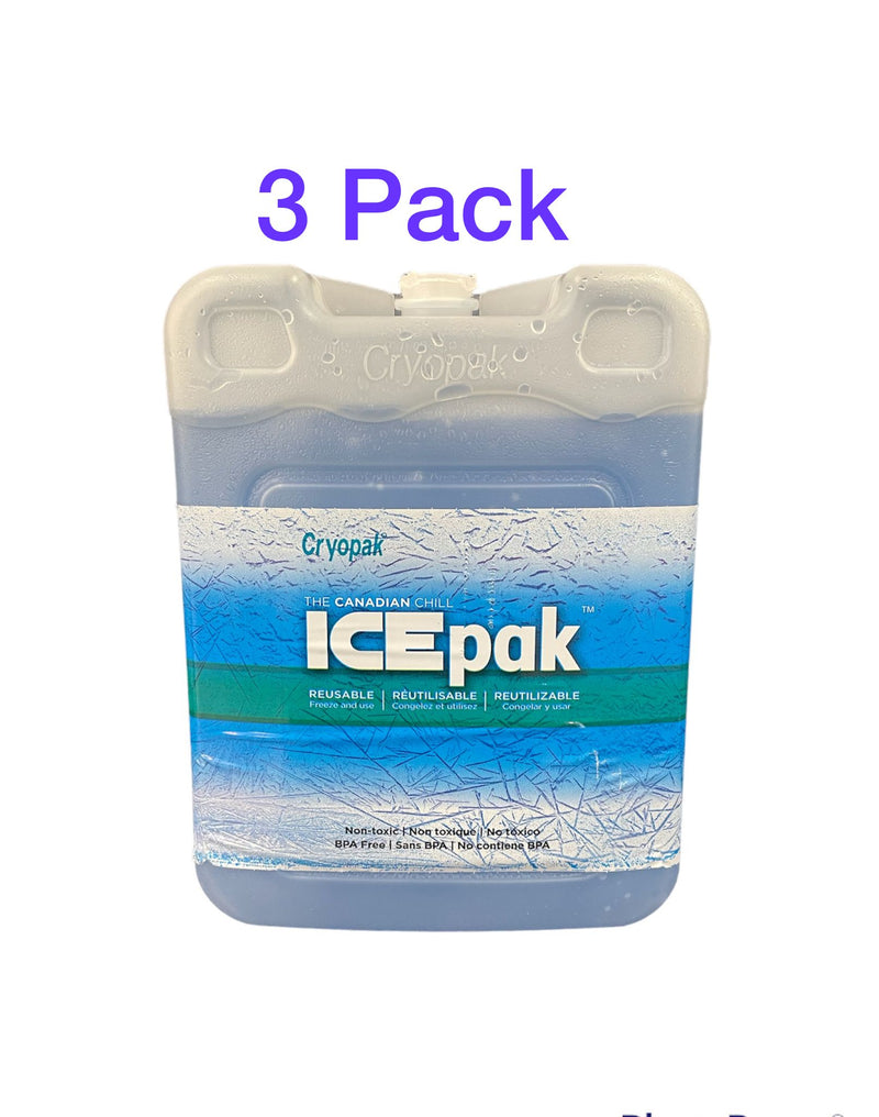 Cryopak ICEpak Hard Reusable Ice Pack, Assorted Volume