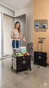 Olympia 60L Folding Portable Tool Cart with Wheels