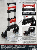 6-Wheel Aluminum Folding Hand Truck