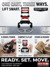 6-Wheel Aluminum Folding Hand Truck