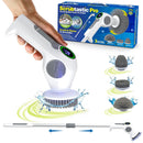 4-Piece Cordless Electric Spin Scrubber Set with Extendable Handle, 3-Speed Rechargeable Power Cleaning Brush with 3 Replaceable Heads