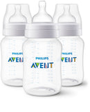 Philips Avent SCY103/03 Anti-Colic Baby Bottle, 9-oz, 3-pk