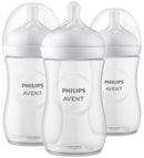 Philips Avent Baby Bottle, SCY903/03 Natural Baby Bottle, 9-oz, 3-pk