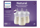 Philips Avent Baby Bottle, SCY903/03 Natural Baby Bottle, 9-oz, 3-pk