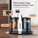 Portable Carpet&15Kpa Powerful Suction Upholstery Spot Cleaner,Deep Stain Cleaning for Car Seat,Carpet, Pets, Stairs,Couch,with Cleaning Solutions and Dual Size BrushHead