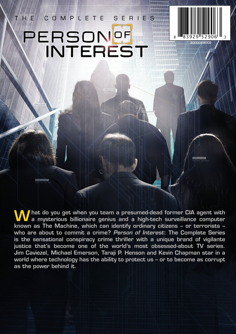 Person of Interest: The Complete Series (DVD) - English only