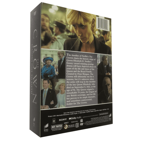 The Crown Complete Series Seasons 1-6 (DVD)