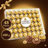 48 Pieces Ferrero Rocher Fine Hazelnut Milk Chocolate Pralines, 600 g
