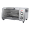 Black & Decker Stainless Steel Toaster Oven, 4-Slice