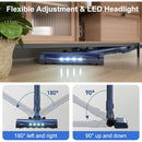 6-in-1 Cordless Stick Vacuum Cleaner with 180° Bendable Wand – Lightweight Powerful Suction for Hardwood, Carpet & Pet Hair