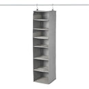 7-Shelf Adjustable Closet Organizer, Hanging Wardrobe Storage Shelves, Space-Saving Clothes Organizer for Bedroom, Closet & Home