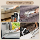 Portable Carpet&15Kpa Powerful Suction Upholstery Spot Cleaner,Deep Stain Cleaning for Car Seat,Carpet, Pets, Stairs,Couch,with Cleaning Solutions and Dual Size BrushHead