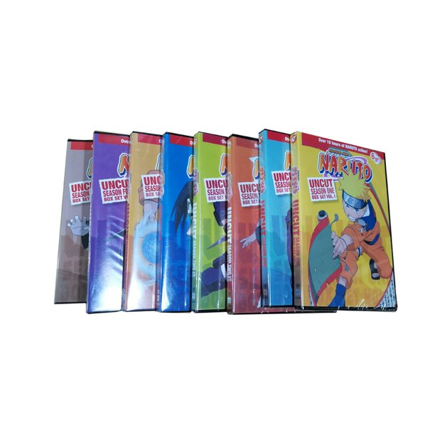 Naruto: Uncut Season 1-8 (DVD)