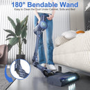 6-in-1 Cordless Stick Vacuum Cleaner with 180° Bendable Wand – Lightweight Powerful Suction for Hardwood, Carpet & Pet Hair