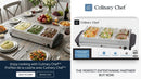 Stainless Steel Triple Buffet Server and Food Warmer