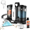 Portable Carpet&15Kpa Powerful Suction Upholstery Spot Cleaner,Deep Stain Cleaning for Car Seat,Carpet, Pets, Stairs,Couch,with Cleaning Solutions and Dual Size BrushHead