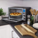 Oster Black Stainless Collection Digital Toaster Oven With Convection, Stainless Steel, Black