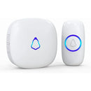 SECRUI Wireless Doorbell, Easy Installation, Adjustable Volumes, 58 Chimes, 1000Ft Operating Range, Waterproof, LED Indicator, White