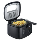 Salton Cool Touch Deep Fryer 2.5 Liter/Quart - Black
