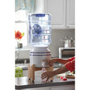 Ceramic Countertop Water Dispenser, Non-Electric Tabletop Water Cooler for 3 & 5 Gallon Bottles, Room Temperature Water, Portable Design