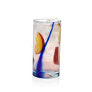 Blue Cooler Drinking Glass Set, Classic Beverage Glasses for Water, Juice, Soda & Cocktails, Everyday Kitchen Drinkware Set