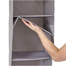 7-Shelf Adjustable Closet Organizer, Hanging Wardrobe Storage Shelves, Space-Saving Clothes Organizer for Bedroom, Closet & Home