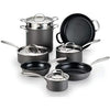 12-Piece Nonstick Cookware Set with Hard-Anodized Construction