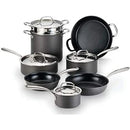 12-Piece Nonstick Cookware Set with Hard-Anodized Construction