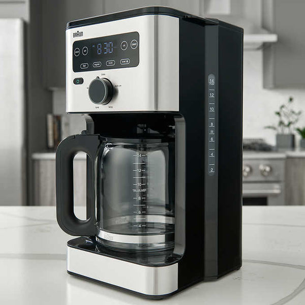 Braun OptiBrew 14 Cup Quick Drip Coffee Maker KF5350BK