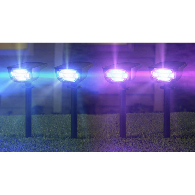Bell + Howell Solar Bionic Color Burst LED Pathway Lights