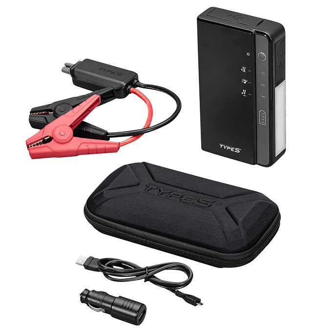 TYPE S Portable Jump Starter & Power Bank with Emergency Multimode Floodlight