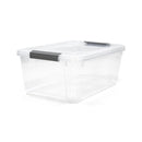Tuffstore 12.2L Clear Storage Containers – Pack of 6, Durable Stackable Organizers for Home, Kitchen, and Office
