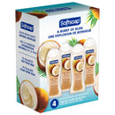 Softsoap Refreshing Exfoliating Scrub Body Wash, 4 × 591 mL