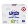 Royale Premium Baby Size 3 Diapers, Pack of 192