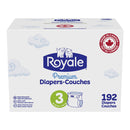 Royale Premium Baby Size 3 Diapers, Pack of 192