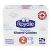 Royale Premium Baby Size 2 Diapers, Pack of 174