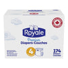 Royale Premium Baby Size 4 Diapers, Pack of 174