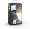 Philips Hue GU10 Base Smart Dimmable Bluetooth LED Light Bulbs, 400 Lumens, Soft White, 2-pk