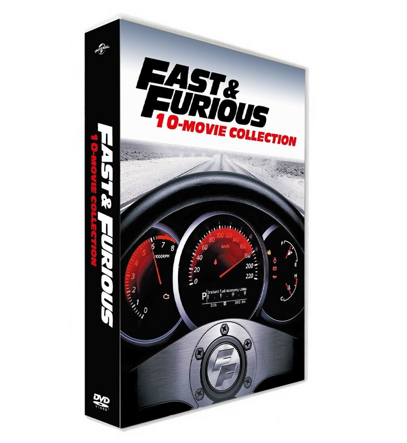 Fast and Furious 10-Movie Collection [DVD]-English only