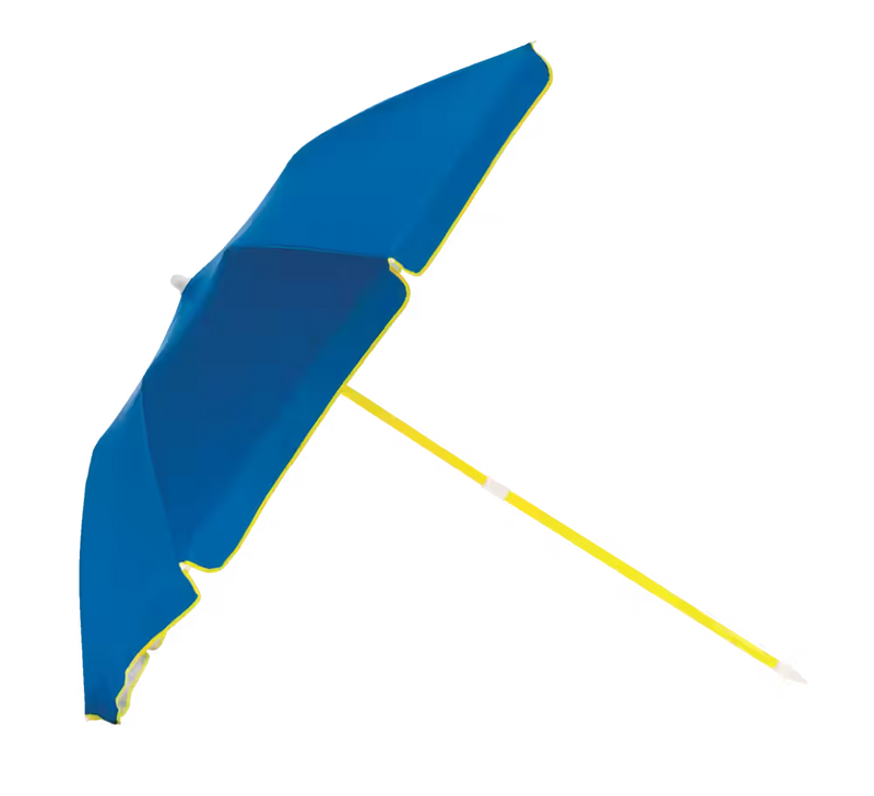 Slumbertrek Pack Umbrella, Adjustable Tilting UPF 50+ Sun Shade Beach Umbrella w/ Sand Screw & Carry Bag