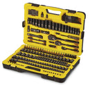 Stanley Professional Grade Black Chrome Socket Set, SAE/Metric, 229-pc