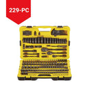 Stanley Professional Grade Black Chrome Socket Set, SAE/Metric, 229-pc