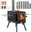 Deerfamy Portable Tent Stove with Chimney - Outdoor Heating & Cooking