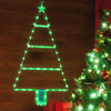 Battery-Operated Green LED Christmas Ladder Lights - 2ft Decorative Lights for Indoor and Outdoor Holiday Decor. Transform Your Home, Garden, and Indoor Spaces with DIY Xmas Decorative Lights.