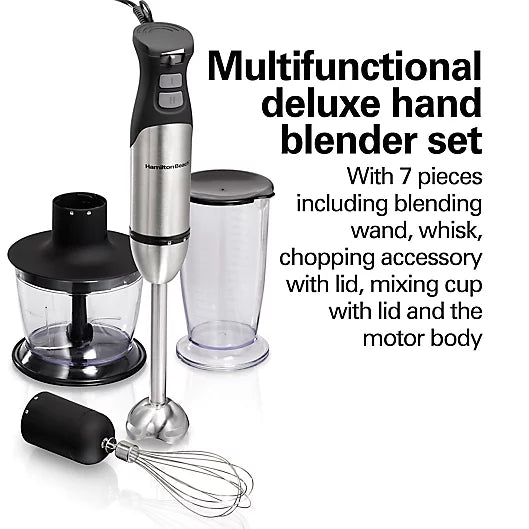 Hamilton Beach Stainless Steel Speed Hand Blender with Turbo Boost