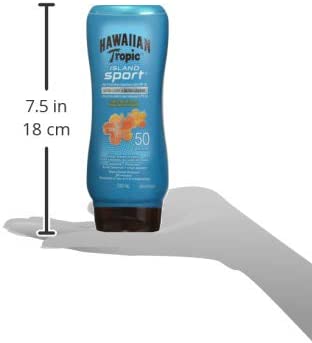 Hawaiian Tropic Island Sport Sunscreen Lotion Spf 50, 240 Milliliters